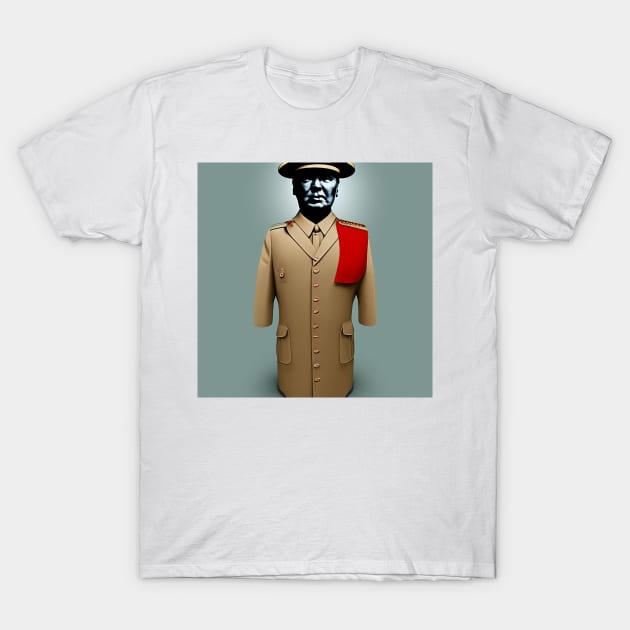 Communist Churchill T-Shirt by Disputatious